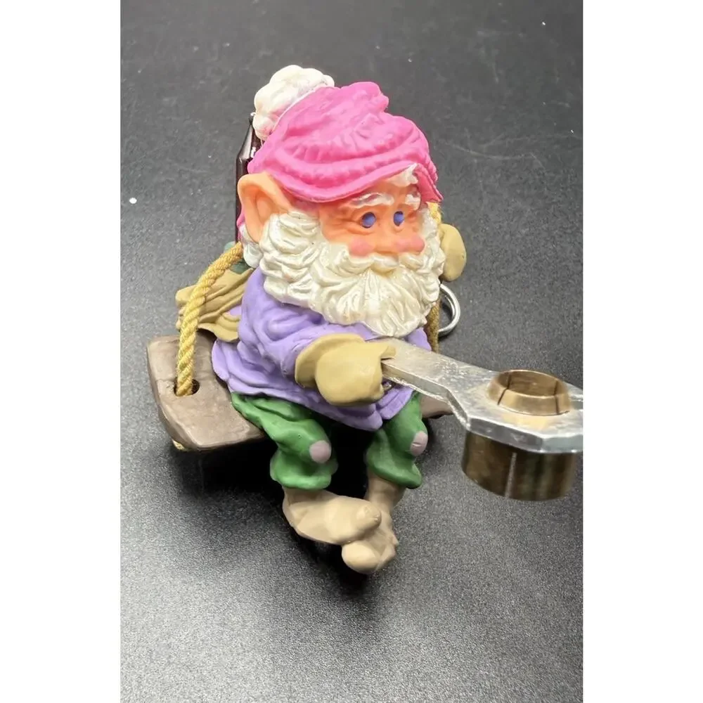 Hallmark Ornament Christmas North Pole Power & Light Elf 1987 Lighted No Box L17